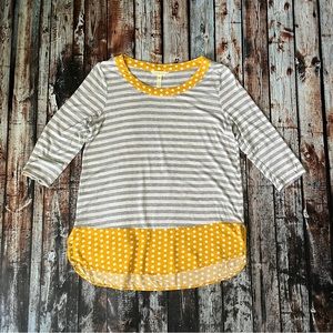 Matilda Jane Oracle Knit Striped Polka Dot Top